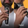 Recortador de barba Braun BeardTrimmer 3 BT3440, lavable, batería, negro