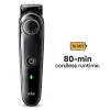 Recortador de barba Braun BeardTrimmer 3 BT3440, lavable, batería, negro