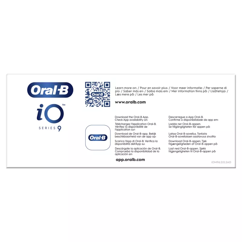Cepillo de dientes eléctrico rotatorio-oscilante Oral-B iO 80363731 negro plata adultos cuidado de encías sensibilidad blanqueamiento