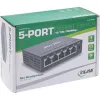 Switch de red Gigabit InLine 5 puertos, 1 Gb/s, sobremesa, carcasa metálica, sin ventilador
