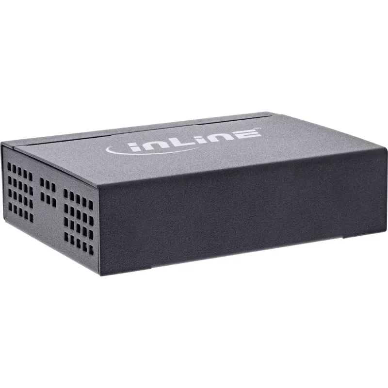 Switch de red Gigabit InLine 5 puertos, 1 Gb/s, sobremesa, carcasa metálica, sin ventilador