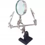 Soporte de soldadura con lupa InLine 43046