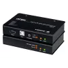 Extensor KVM AV ATEN CE801 — USB True 4K HDMI sobre Cat6 (4K @ 70 m / FHD @ 100 m), HDMI y USB Type-A, negro