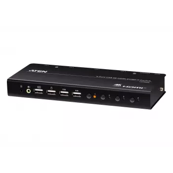 Conmutador KVMP ATEN 4 puertos USB 4K HDMI USB teclado ratón vídeo