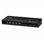 Conmutador KVMP ATEN 4 puertos USB 4K HDMI USB teclado ratón vídeo