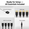Conmutador KVMP ATEN 4 puertos USB 4K HDMI USB teclado ratón vídeo