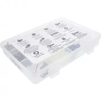 Juego de tornillos para PC/servidor InLine en estuche con un total de 550 uds.
