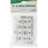 Juego de tornillos para PC/servidor InLine en estuche con un total de 550 uds.