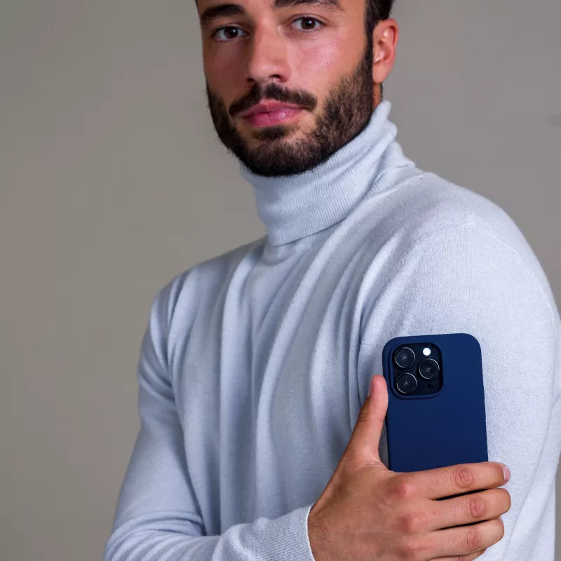 dbramante1928 Monaco - iPhone 14 Pro Max - azul pacífico funda resistente