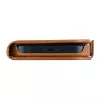 Funda tipo libro dbramante1928 Lynge iPhone 15 Tan monocromática marrón