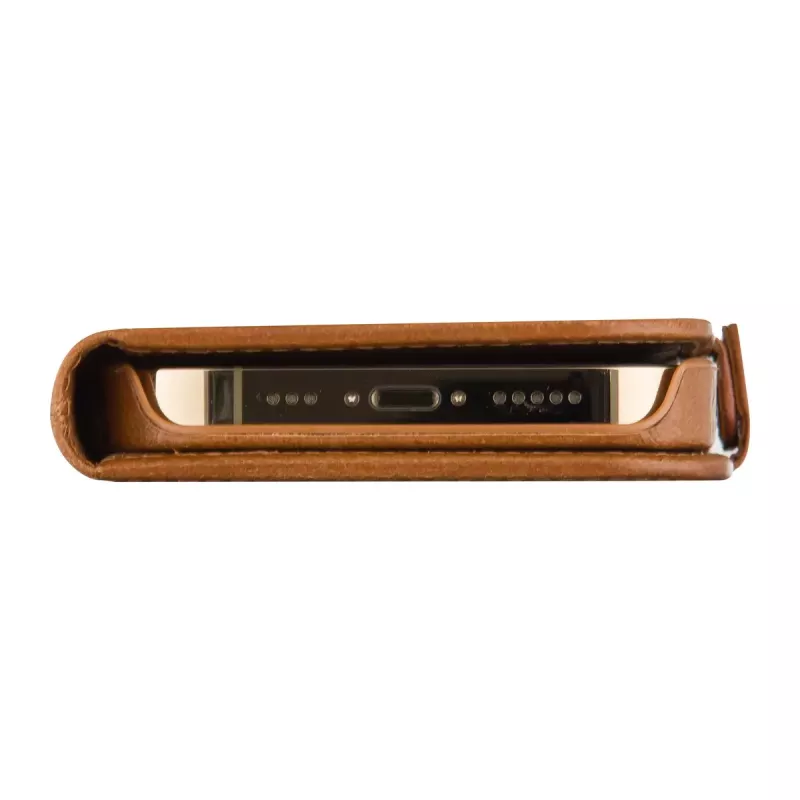 Funda tipo libro dbramante1928 Lynge iPhone 15 Pro marrón