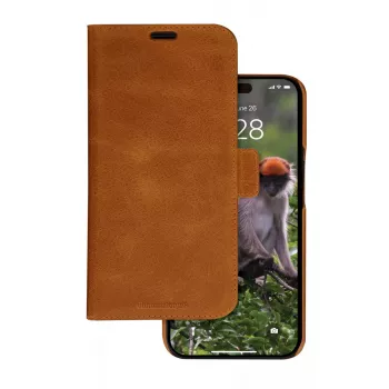 Funda tipo libro dbramante1928 Lynge iPhone 15 Pro marrón