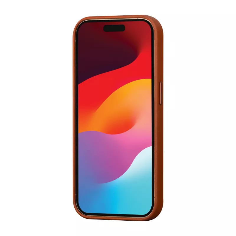 Funda dbramante1928 Roskilde iPhone 15 Pro Tan Monochromatic Red