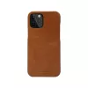 dbramante1928 Lynge LY61GT001181 funda con tapa para Apple iPhone 12/12 Pro, de piel granulada, marrón claro