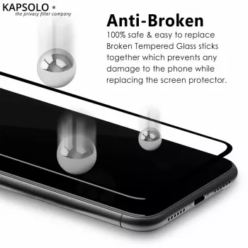 Cristal templado KAPSOLO iPhone 12 mini