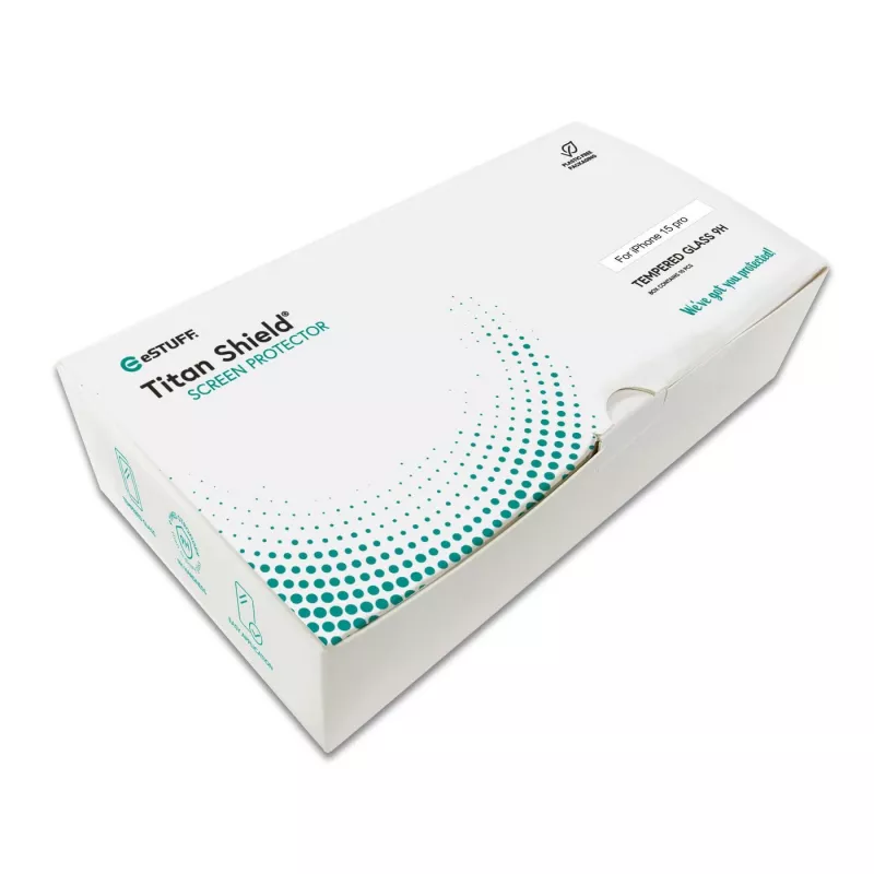 eSTUFF ES501406-10BULK protector de pantalla/parte trasera para móvil protector de pantalla transparente Apple 1 ud.