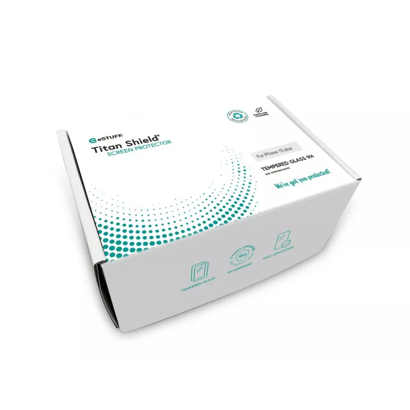 eSTUFF ES501411-50BULK protector de pantalla/parte trasera para móvil protector de pantalla transparente Apple 1 ud.