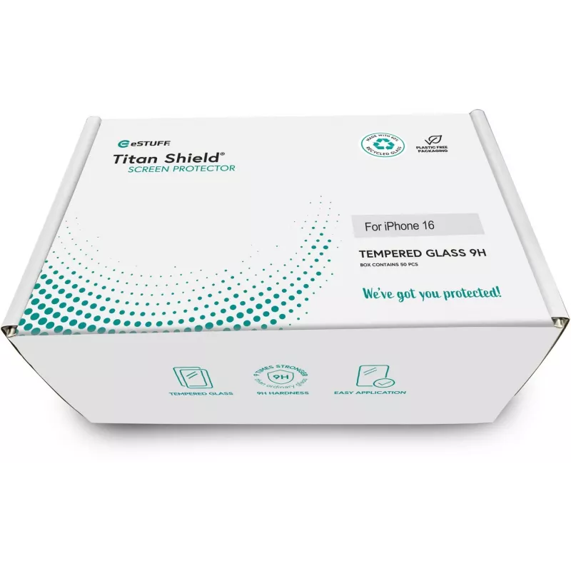 eSTUFF ES501434-50BULK protector de pantalla/parte trasera para móvil protector de pantalla transparente Apple 50 uds.