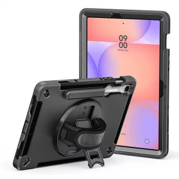 eSTUFF OHIO Defender Funda para Samsung Galaxy Tab S10 Lite/S10 FE/S9 FE/S9, negro (ES68105002-BULK)