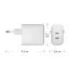 dbramante1928 re-charge Pro – cargador de pared UE – 2x USB-C 30W – W