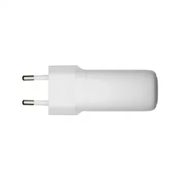 Cargador d bramante re-charge Pro UE – interior AC 110–240 V, USB‑C 65 W + USB‑A 18 W, blanco