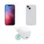 Cargador para dispositivos móviles eSTUFF ES-KIT-IPH14 USB Type-C interior AC transparente blanco