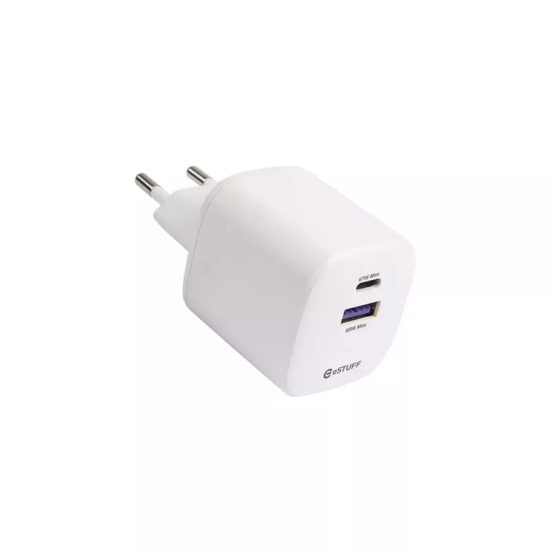 Cargador móvil eSTUFF ES637065-BULK universal blanco AC interior USB Type-C