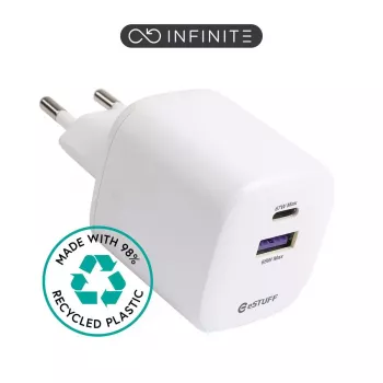 Cargador móvil eSTUFF ES637065-BULK universal blanco AC interior USB Type-C
