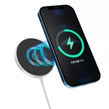 eSTUFF ES638100 cargador móvil smartphone aluminio AC carga inalámbrica carga rápida interior
