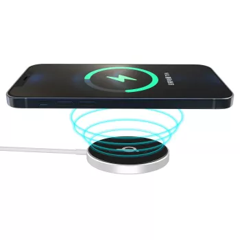 eSTUFF ES638100 cargador móvil smartphone aluminio AC carga inalámbrica carga rápida interior