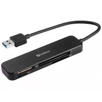 Lector de tarjetas Sandberg USB 3.0 Pocket Card Reader