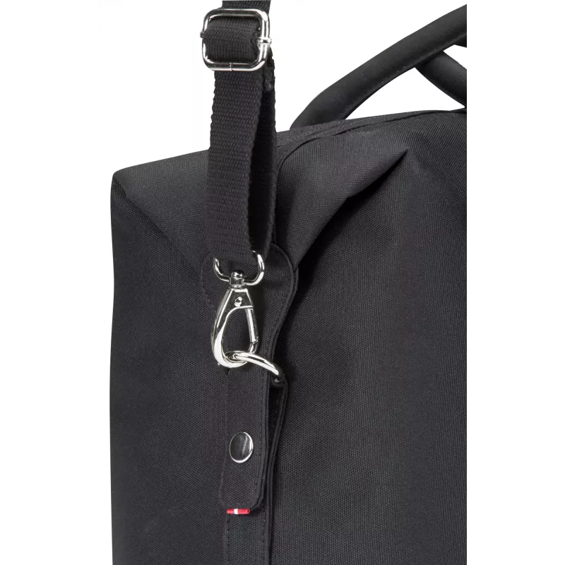 Bolsa dbramante1928 Broadway Weekender reciclada negra con asa 900 g