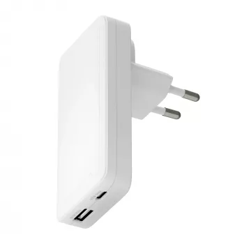 dbramante1928 Pro - cargador compacto EU/US - USB-C 65W+USB-A 30W - W