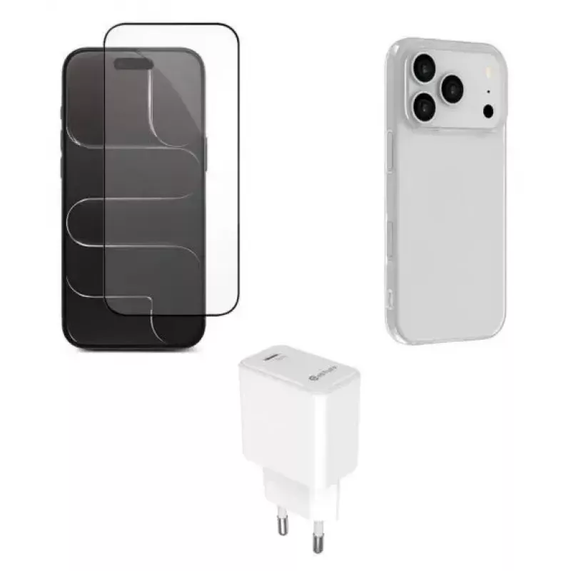 Kit de fuente de alimentación eSTUFF ES-KIT-IPH17PROMAX para iPhone 17 Pro Max cargador y cable