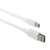 dbramante1928 re-charge Pro CB12ACWH7088 cable de USB-A a USB-C, 1,2 m, USB 2.0, 480 Mbps, 36W, plástico 100 % reciclado, blanco