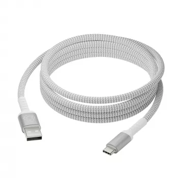 Cable de datos USB-A a USB-C dbramante re-charge Pro BRD de 2,5 m, USB 2.0, blanco