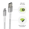 dbramante1928 re-charge Pro - Cable BRD de 1,2 m USB-A a USB-C -W