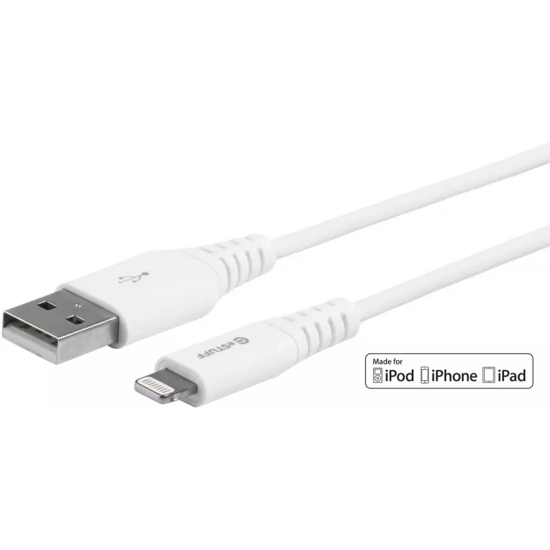 eSTUFF ES601004-BULK Cable Lightning 0,15 m Blanco