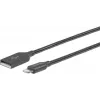eSTUFF ES601065 Cable Lightning 0,5 m Gris