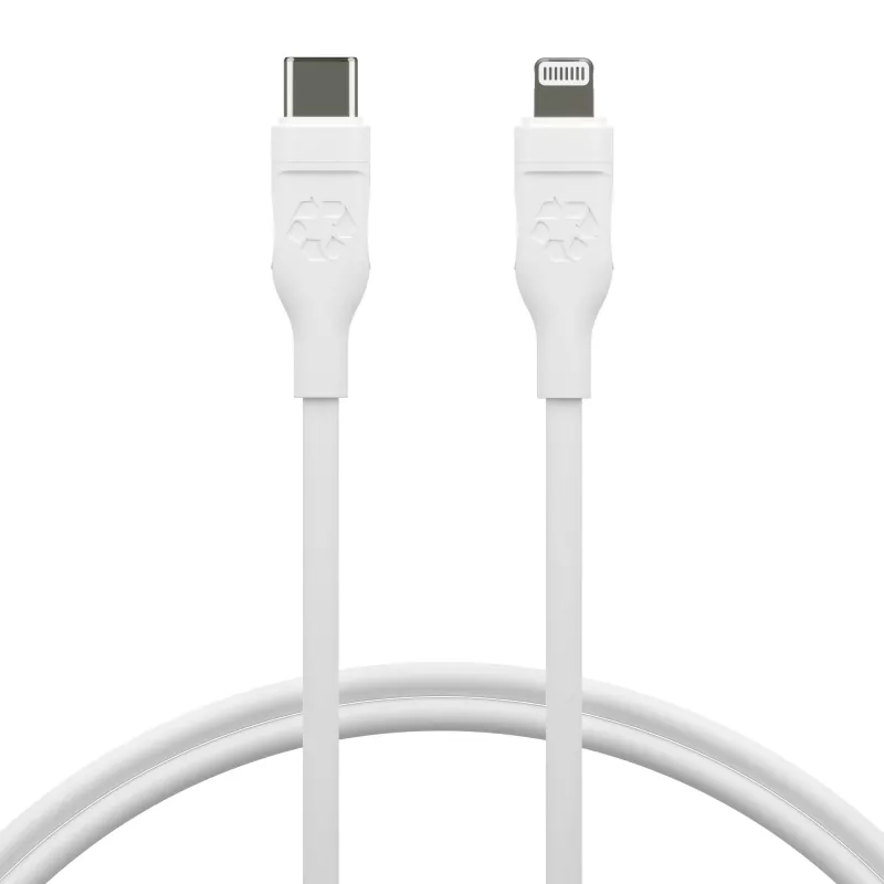 Cable USB-C a Lightning 1,2 m, dbramante re-charge Pro, Blanco