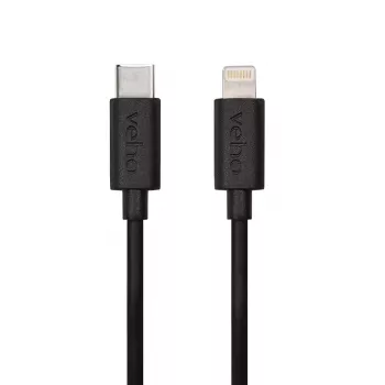 Veho Cable de carga y sincronización USB-C a Lightning 0,2 m 8 g
