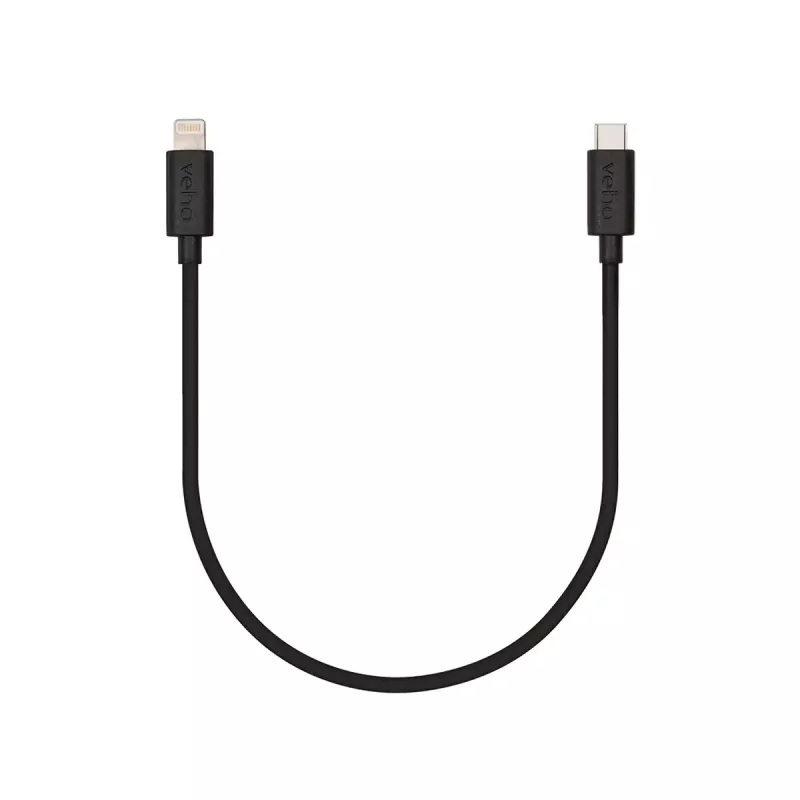 Veho Cable de carga y sincronización USB-C a Lightning 0,2 m 8 g