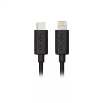 Veho Cable de carga y sincronización USB-C a Lightning 1 m