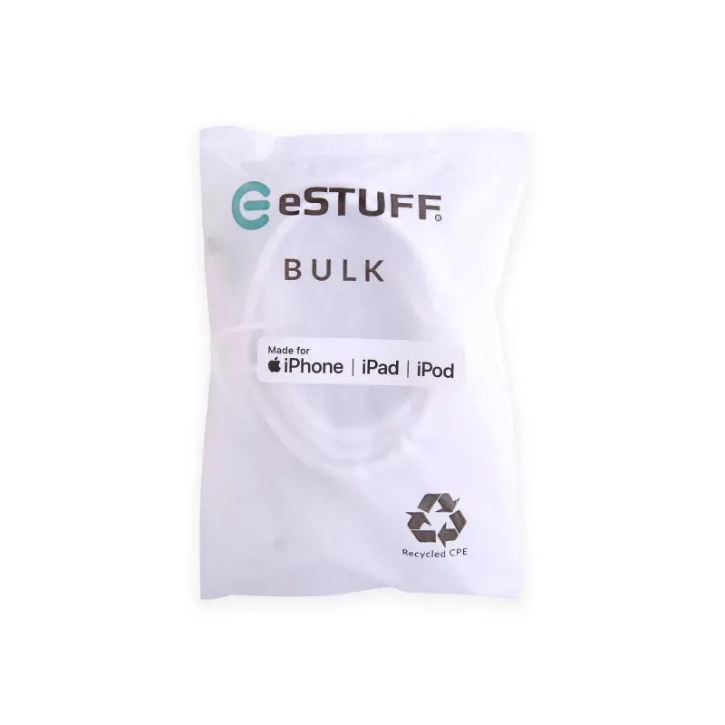 Cable Lightning eSTUFF ES602370-BULK 3 m USB-C 2,4A