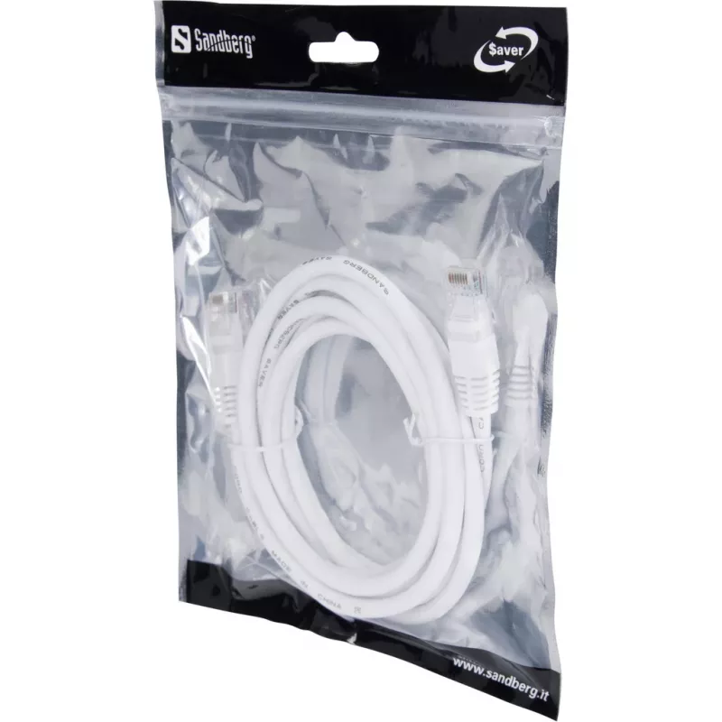 Cable de red Sandberg UTP Cat6 2 m RJ-45 Gris