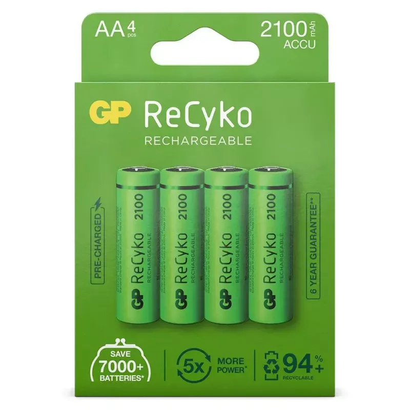 Batería recargable GP Batterien ReCyko+ 2100mAh 4 uds. AA NiMH
