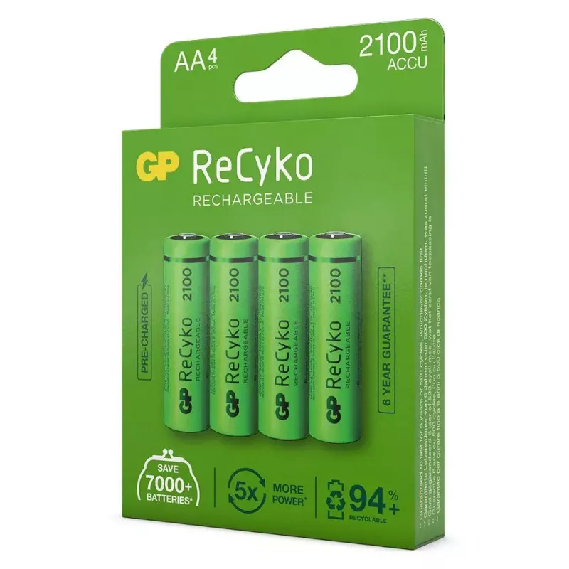 Batería recargable GP Batterien ReCyko+ 2100mAh 4 uds. AA NiMH
