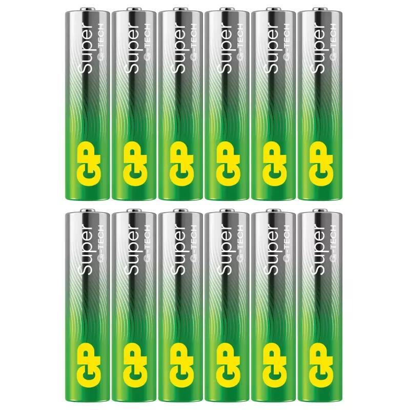 Pila desechable GP Batterien Super Alcalina GP24A AAA Alcalina 10 años de vida útil