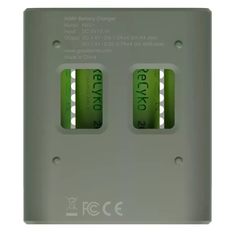 Cargador de baterías GP Batterien GP M451
