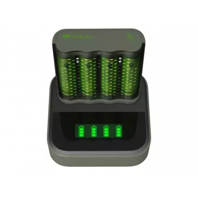 Cargador de baterías GP Batterien ReCyko M451 USB NiMH AA AAA